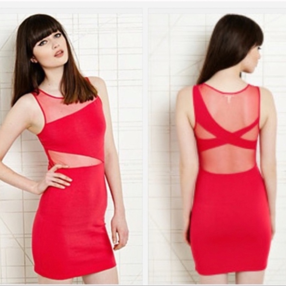 Silent Noise Mesh Dress